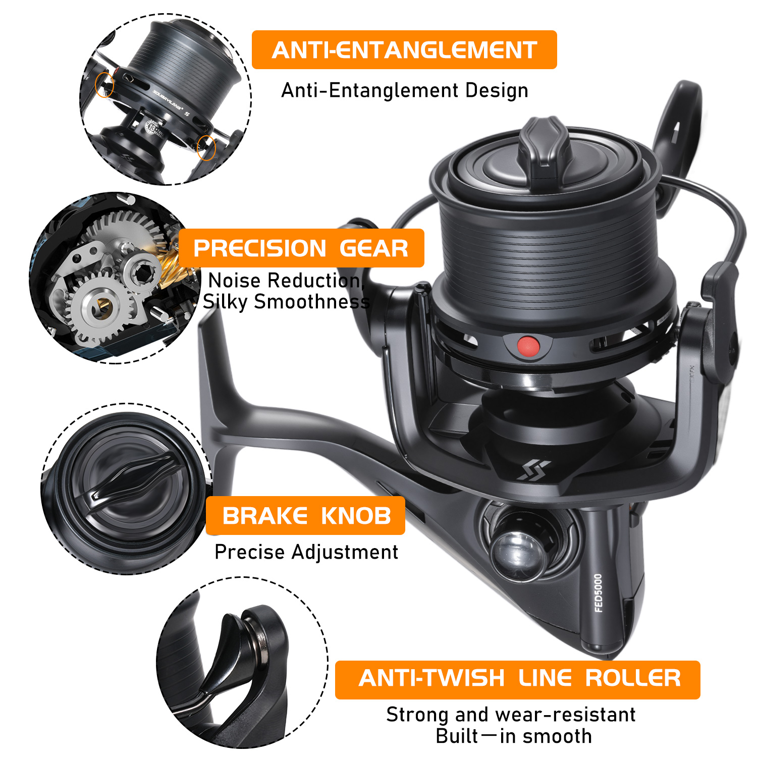 Sougayilang Professional Feede - Trolling Reel ulasan dan harga