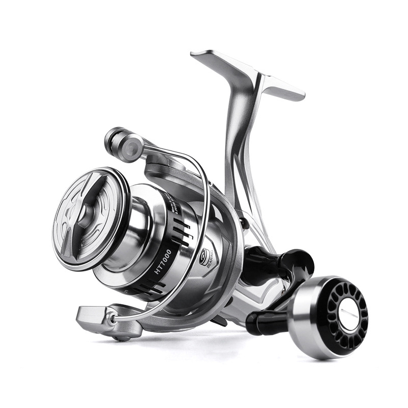 Silver Fishing Reel Spinning U - Trolling Reel ulasan dan harga
